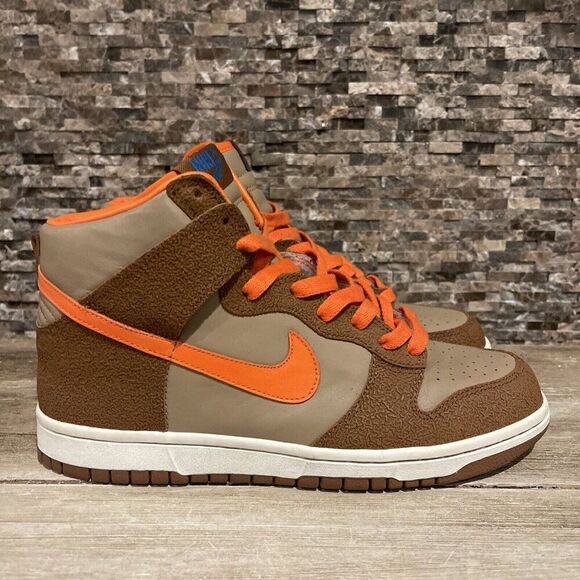 Nike Dunk High Premium Fantastic Four The Thing 312786 281 Orange Brown Size 8